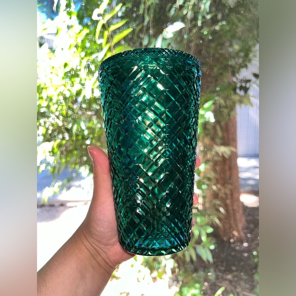 Dark green jeweled Starbucks cup. New without tags, never used. - Picture 2 of 4